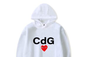 How Comme des Garcons Bape Hoodies Changed Streetwear CDG-Red-Heart-Print-hoodie