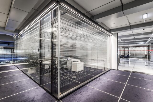 Double Glazed Glass Partition