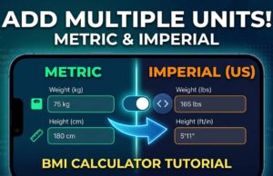 How to Add Support for Multiple Units in a BMI Calculator? How to Add Support for Multiple Units in a BMI Calculator