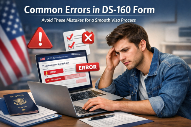 Common Errors in DS-160 Form