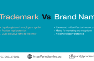 Trademark vs Brand Name: What’s the Difference? Image show the key difference between trademark and brand name