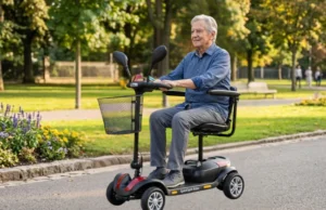 Lightweight Automatic Folding Mobility Scooters – Easy Travel and Comfort with HeCare lightweight automatic folding mobility scooters
