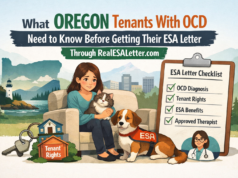 What Oregon Tenants With OCD Need to Know Before Getting Their ESA Letter Through RealESALetter.com