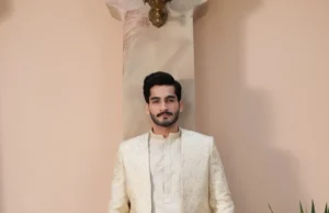 Cream Sherwani Gown with Kurta Pajama for Weddings Cream Sherwani Gown with Kurta Pajama
