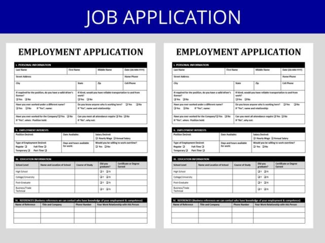 job application