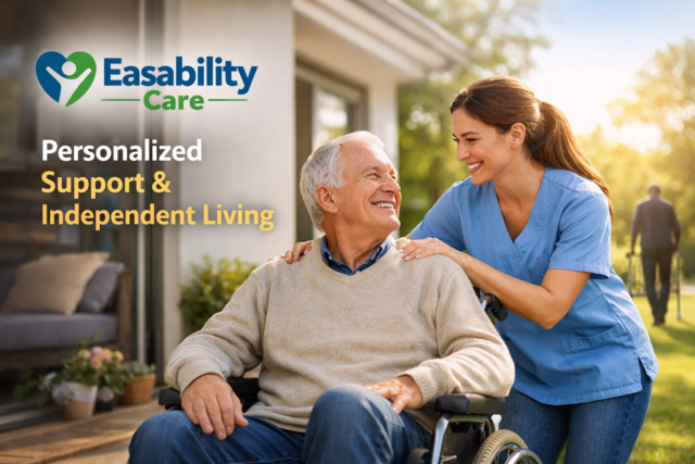 Easability Care personalized disability support services helping independent living with professional caregivers