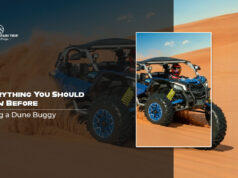 Everything You Should Know Before Riding a Dune Buggy Desert Dune Buggy Ride blog banner by Dubai Desert Safari Trip