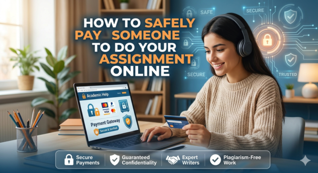 How To Safely Pay Someone To Do Your Assignment Online