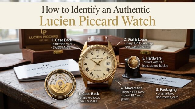 How to Identify an Authentic Lucien Piccard Watch