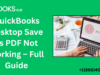 QuickBooks Cannot Save PDF? Fix Save as PDF Not Working Error (2026 Guide)