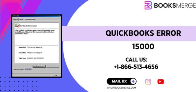QuickBooks Error 15000