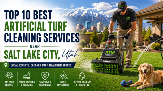 artificial turf cleaning services Salt Lake City Utah professional synthetic grass maintenance