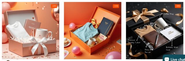 customised birthday gifts box image