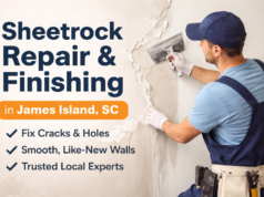 Cracked Walls or Damaged Sheetrock? Get Expert Repair and Finishing in James Island, SC Sheetrock Repair & Finishing