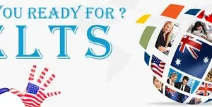 Online IELTS Classes in Pakistan A graphic or object featuring the word 'IELTS' in bold letters, indicating an English language proficiency test