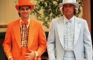 Dumb and Dumber Tuxedo With Loud Colors And Iconic Comedy Style Dumb and Dumber Suits and Tuxedo