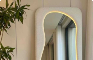 Velora Wave Mirror | Modern Artistic Mirror for Elegant Interiors Velora Wave Mirror